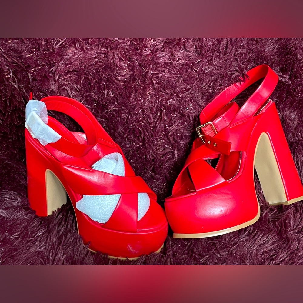 Lemon Drop by Privileged
Red Balta Platform Heels